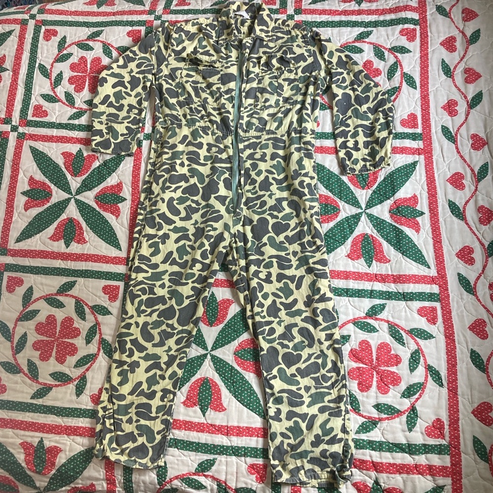 60’s camo jumpsuit